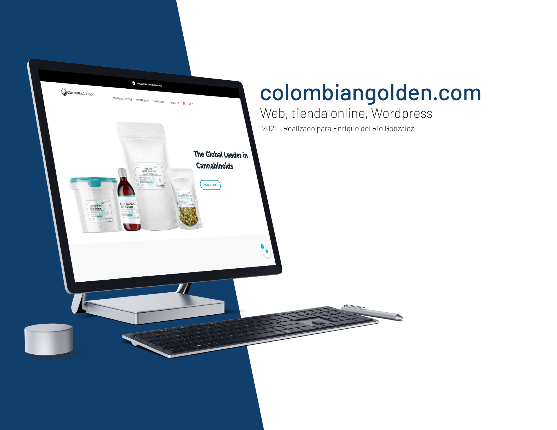 Sitio web Colombiangolden